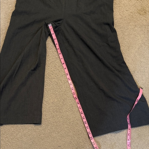 LOFT Elegant Dark Gray Sleeveless Jumpsuit - Picture 7 of 10